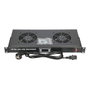 Extralink Panel de ventilación de 19 pulg con 2 ventiladores y termostato