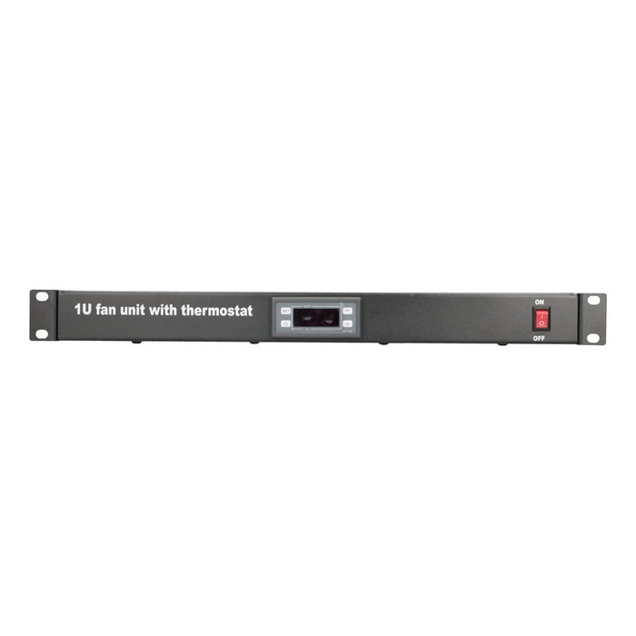 Extralink Panel de ventilación de 19 pulg con 2 ventiladores y termostato