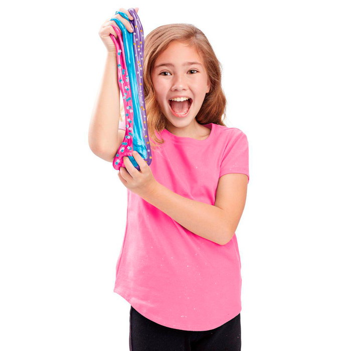 Lexibook Estudio Sparkle Cra-Z-Slimy Crslim40 - Kit de Slime con Brillantina para Crear Slimes Personalizados, +6 años Lexibook Estudio Sparkle Cra-Z-Slimy Crslim40 - Kit de Slime con Brillantina para Crear Slimes Personalizados, +6 años