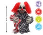 Atosa Figura Payaso Terrorífico de 36 cm con Pelo Rojo, Luz y Movimiento