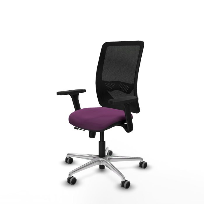 PIQUERAS Y CRESPO Silla de oficina Zulema con mecanismo Sincro/Traslack, Morado y Negro PIQUERAS Y CRESPO Silla de oficina Zulema con mecanismo Sincro/Traslack, Morado y Negro