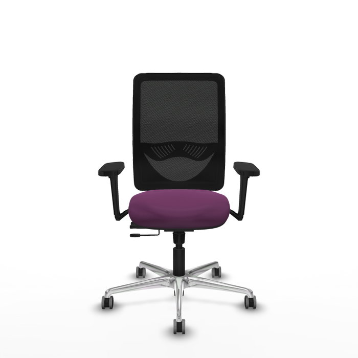 PIQUERAS Y CRESPO Silla de oficina Zulema con mecanismo Sincro/Traslack, Morado y Negro PIQUERAS Y CRESPO Silla de oficina Zulema con mecanismo Sincro/Traslack, Morado y Negro
