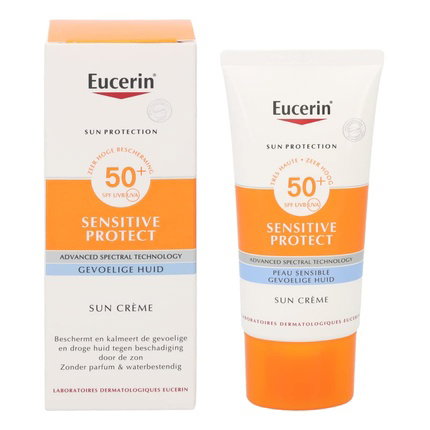 Eucerin Sun Sensitive Protect SPF 50+ Crema para Piel Sensible 50 ml Eucerin Sun Sensitive Protect SPF 50+ Crema para Piel Sensible 50 ml