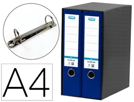 Modulo Archivadores Palanca Elba Rado Top Forr.Pp 2 Uds.A4 80Mm Azul