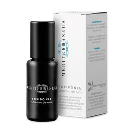 Mediterraneus Contorno de Ojos Posidonia 15 ml con Ácido Hialurónico, Antojeras y Anticansancio