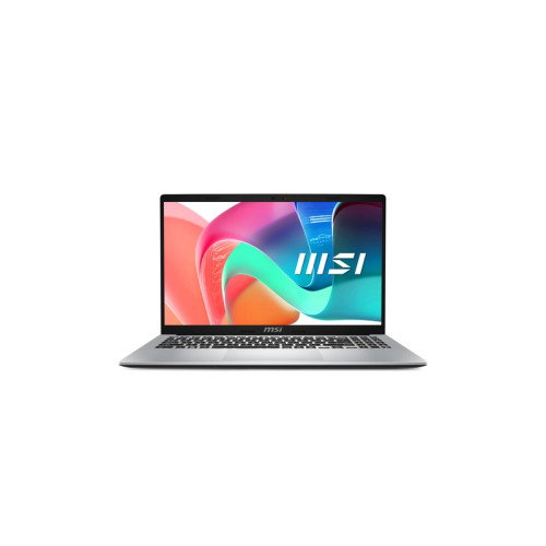 MSI PORTATIL MODERN 15 F1MG-600ES. 15.6" FHD IPS 60Hz. Intel Core 5 120U. 16GB RAM. 512GB NVME SSD. Windows 11 Home. Gris Platinum. MSI PORTATIL MODERN 15 F1MG-600ES. 15.6" FHD IPS 60Hz. Intel Core 5 120U. 16GB RAM. 512GB NVME SSD. Windows 11 Home. Gris Platinum.