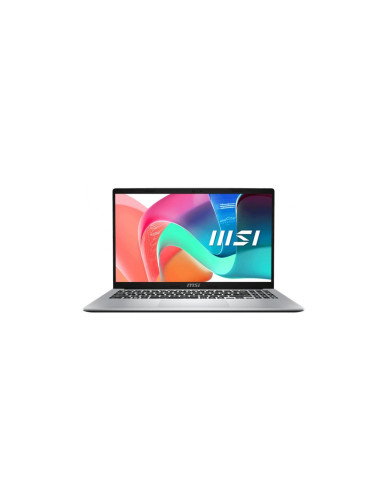 MSI PORTATIL MODERN 15 F1MG-600ES. 15.6" FHD IPS 60Hz. Intel Core 5 120U. 16GB RAM. 512GB NVME SSD. Windows 11 Home. Gris Platinum. MSI PORTATIL MODERN 15 F1MG-600ES. 15.6" FHD IPS 60Hz. Intel Core 5 120U. 16GB RAM. 512GB NVME SSD. Windows 11 Home. Gris Platinum.
