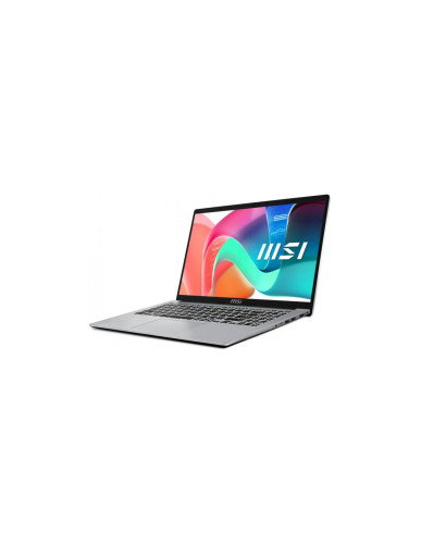 MSI PORTATIL MODERN 15 F1MG-600ES. 15.6" FHD IPS 60Hz. Intel Core 5 120U. 16GB RAM. 512GB NVME SSD. Windows 11 Home. Gris Platinum. MSI PORTATIL MODERN 15 F1MG-600ES. 15.6" FHD IPS 60Hz. Intel Core 5 120U. 16GB RAM. 512GB NVME SSD. Windows 11 Home. Gris Platinum.