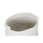 DKD Home Decor Set de 4 Cestas de Algodón Blanco 36x36x33 cm