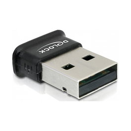 DELOCK Adaptador Bluetooth USB 2.0 V4.0 Dual Modus, 10m, Negro