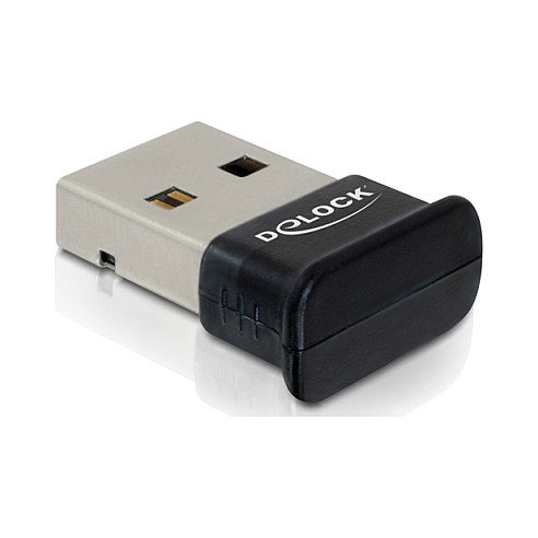 DELOCK Adaptador Bluetooth USB 2.0 V4.0 Dual Modus, 10m, Negro