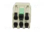 HARTING Conector Hembra Han Q HDC de 6 Pines
