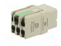 HARTING Conector Hembra Han Q HDC de 6 Pines