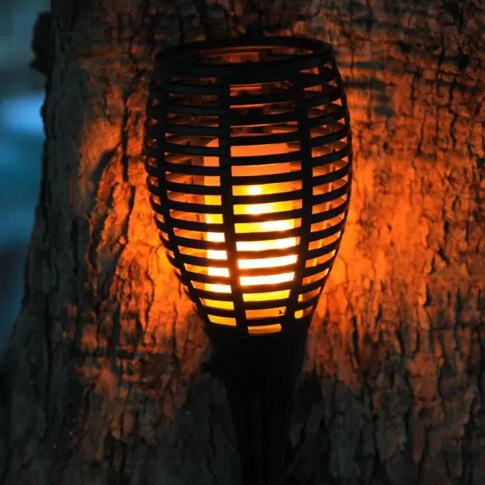 Lumi Jardin Antorcha Solar Maity Sun Efecto Llama LED H 80 cm Blanco Cálido Lumi Jardin Antorcha Solar Maity Sun Efecto Llama LED H 80 cm Blanco Cálido