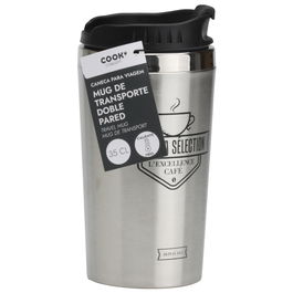 Cook Concept Mug Térmico Hermético 350 Ml Acero Inoxidable Doble Pared Antideslizante
