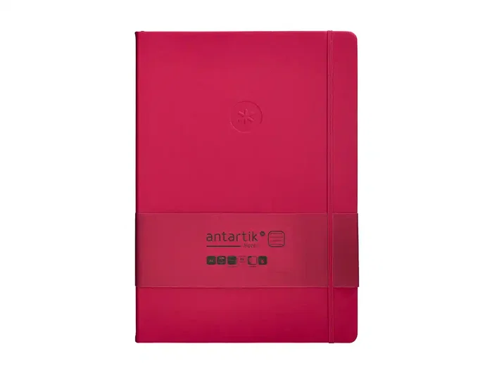 Antartik Antartik Notes Cuaderno A4 Tapa Dura Hojas Rayas Burdeos 100 Hojas 80 gr FSC