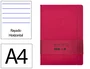 Antartik Antartik Notes Cuaderno A4 Tapa Dura Hojas Rayas Burdeos 100 Hojas 80 gr FSC