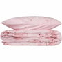 Aucune Juego de cama Rosa 100% algodón reforzado con funda nórdica y 2 fundas de almohada