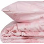 Aucune Juego de cama Rosa 100% algodón reforzado con funda nórdica y 2 fundas de almohada