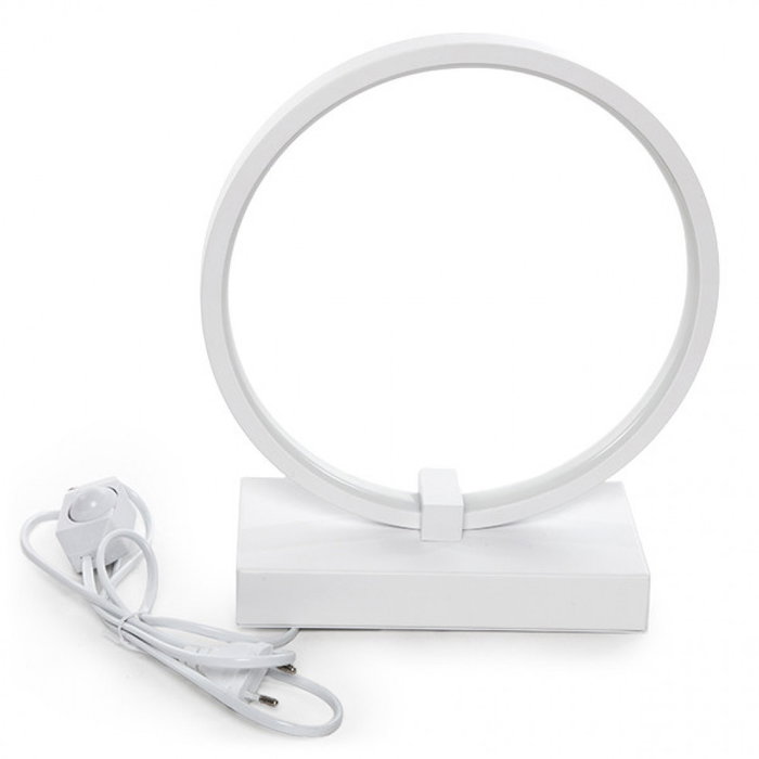 Lámpara de Mesa LED Circle 15W 935Lm 4200ºK Regulable 40.000H [HO-LM-CIRCLE-20W-W]