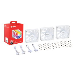 ADATA XPG Vento R 120 ARGB PWM Ventilador 120mm Blanco 3 Unidades