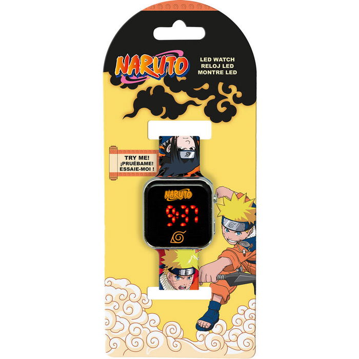 KIDS LICENSING Reloj LED Naruto Shippuden