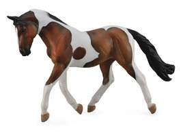 Collecta 88691 Pinto Mare Bahia XL - Caballo Coleccionable Educativo Pintado a Mano +3 Años
