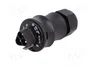 WIELAND Conector Industrial Redondo RST Macho de 3 Pines, 250V, Negro
