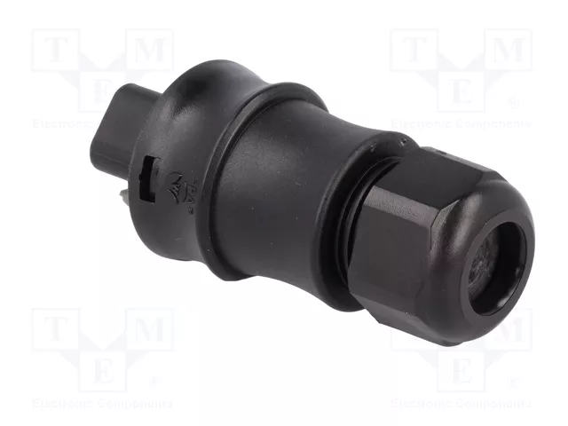 WIELAND Conector Industrial Redondo RST Macho de 3 Pines, 250V, Negro