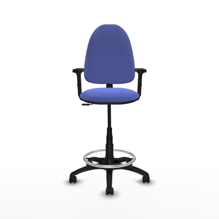 PIQUERAS Y CRESPO Taburete Aýna Azul claro con brazos 2D PIQUERAS Y CRESPO Taburete Aýna Azul claro con brazos 2D
