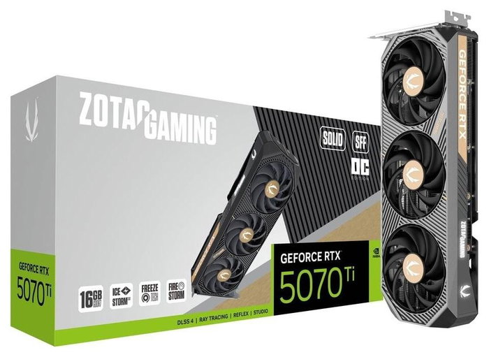 Zotac ZOTAC GAMING GeForce RTX 5070 Ti SOLID SFF OC 16GB GDDR7