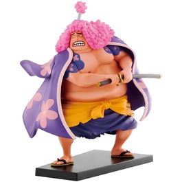 BANPRESTO Figura Ichibansho Kawamatsu The Nine Red Scabbards is Here One Piece 15cm