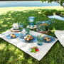 Quid Plato Poliestireno Sunset Azul 19 cm