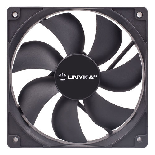 UNYKA Ventilador 120mm 2000RPM 4 Pin 12V Negro 51800