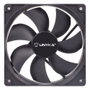 UNYKA Ventilador 120 mm 2000 RPM Negro