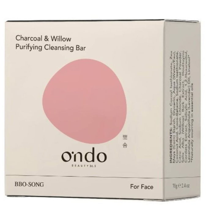 Ondo Beauty 36.5 CHARCOAL & WILLOW Purifying Cleansing Bar