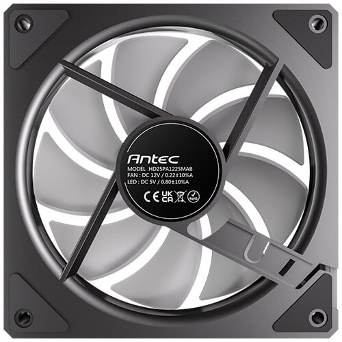 Antec Kit de 3 Ventiladores Vision 120 ARGB Negro