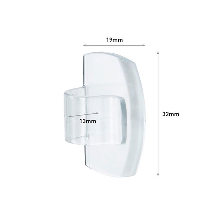 3M Command Clips Redondos para Cables, Transparentes, 19 x 32 x 13 mm, Pack 4 Unidades + 5 Tiras, 17017clr 3M Command Clips Redondos para Cables, Transparentes, 19 x 32 x 13 mm, Pack 4 Unidades + 5 Tiras, 17017clr