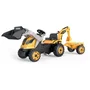 Smoby Tractor de Pedales Max Builder con Remolque, Pala y Cargador - Naranja SMO3032167103048