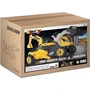 Smoby Tractor de Pedales Max Builder con Remolque, Pala y Cargador - Naranja SMO3032167103048