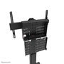 Neomounts FL45S-825BL1 Soporte de Suelo para Pantalla 37-75", hasta 70 kg, Altura Ajustable 104-157 cm, VESA 100x100-600x400, Compartimento con Cable, Kit Videobar Opcional - Negro