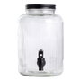 Day Dispensador de Bebida 4 L con Grifo Cristal Líneas Verticales Tapa Metal