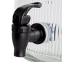 Day Dispensador de Bebida 4 L con Grifo Cristal Líneas Verticales Tapa Metal