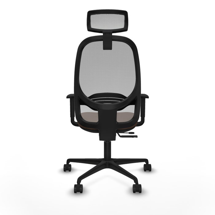 PIQUERAS Y CRESPO Silla de oficina Cilanco con mecanismo Sincro/Traslack Marrón y Gris PIQUERAS Y CRESPO Silla de oficina Cilanco con mecanismo Sincro/Traslack Marrón y Gris