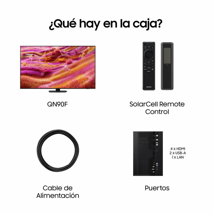 Samsung QN90F TQ85QN90FAT Smart TV Neo QLED 85 pulg 4K Ultra HD Negro Samsung QN90F TQ85QN90FAT Smart TV Neo QLED 85 pulg 4K Ultra HD Negro