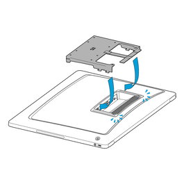 Cisco Systems Adapter y Kit de Montaje en Pared VESA, Compatible con Monitor Desk Pro, para Interfaces de 100x100 mm a 200x200 mm con Gestión de Cables