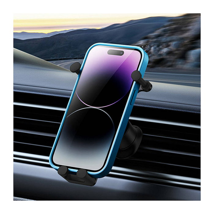 Baseus Soporte Gravitacional para Smartphone para Coche - Negro / Plata Baseus Soporte Gravitacional para Smartphone para Coche - Negro / Plata