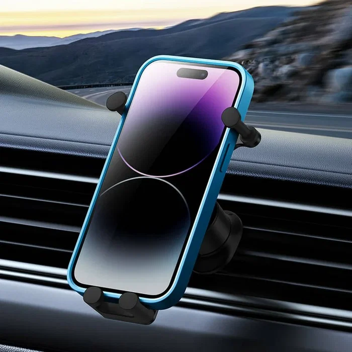 Baseus Soporte Gravitatorio para Smartphone en Rejilla de Ventilación, Negro Baseus Soporte Gravitatorio para Smartphone en Rejilla de Ventilación, Negro