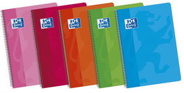 Bloc Oxford School Tapa Blanda Fº 80H Liso 90G Surtido (5 Col.) (Set de 5)