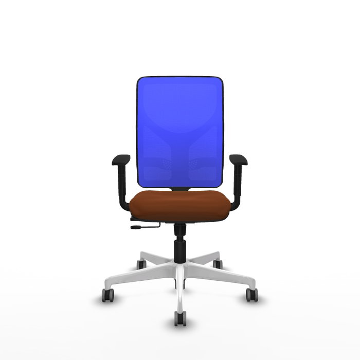 PIQUERAS Y CRESPO Silla de oficina Motilla con mecanismo Sincro/Traslack, Azul y Marrón PIQUERAS Y CRESPO Silla de oficina Motilla con mecanismo Sincro/Traslack, Azul y Marrón